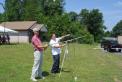 AJ3U and KB3FWW try to find a satellite (that wasn't operating). Bummer!