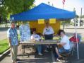 GERC Field Day Information booth.