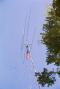 Not much wind This is 144 - 1296 with the top of the tower at 87 feet and the top ant. is at 107