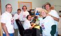 The Saturday gang at KI0F - from L to R: Mike-N0BUI, Jan (Roger XYL), Roger-KI0F, Matt-KF0Q, Sue-KE0S, and Jim-N0WE