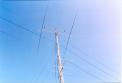 Antennas. 15m on top, 20m &amp; 40m below, the little side mounted yagi is for DxCluster fed onto site on 70MHz. 