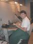 Steve, N8XO working a contact on 40M DIGI