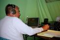 Howie K2MME pound the brass (pounds the keyboard) overnight at W1NVT