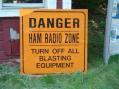 Sign at Framingham Amateur Radio Assocation Field Day