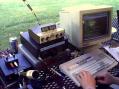 RTTY/PSK Station.  Had trouble getting PSK to work, but RTTY saved the day.