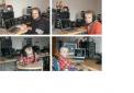 This picture shows my little radio active family.
DJ1AA myself OP Mirko, Beate and our son Farin with
age 1 1/2 year.