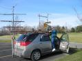 <b>W2TAU Sets up the Rover in FN13 - Note the PERFECT January WX in Rochester!</b>