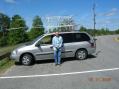 KF8QL in front of the rover vehicle in EN74, near Cadillac, MI.  Loops in back for 2m, 220, &amp; 6.  Rack yagis for 2m, 220, 432, 903, 1296, &amp; 2.4G.