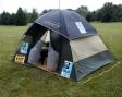 <b>K3ZT</b> - "Tony in a Tent" - Lots of Rain and Scary Lightening.. but 
Still Lots of Fun!