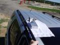 KI7N 10 GHz portable while parked on I-35E, south of Dallas, TX