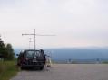 On top of the Saddle on Mt. Equinox in Vermont.