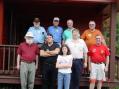The September 2006 team, front row, left to right:
W3IDT, W3YOZ, AI3M's daughter,W2GPS, K3RUQ. 
Back row: AI3M, K4VV, K8JW, W3BTX.