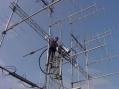 SV1BTR working on the tower
<p>
</p>