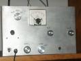 Homebrew transmitter QRV at the operating desk