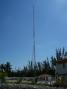 The 160 Ft tower holding dipoles at 120-100-80 feet for 160-80-40 Meters