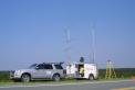 EM80. Note there are no microwave antennas on the middle (missing) mast on Sunday morning.  Oh well.