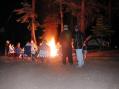 smores by the bonfire in the high Sierras
