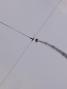 Here's the all-band doublet we used on 80 and 40 meters looking straight up the center support!