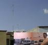 C4SXL beaming North (80 FT Tower), Vertical antenna and shack