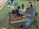 An efficient station layout helps Bill, NM4K, to rack up SSB contacts.