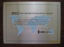 2012 Humanitarian Award