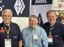 The convention draws attendees from around the world. In this photo, ARRL Life Member and Diamond Club donor John Gagen, W2YR (middle) is flanked by President Rick Roderick, K5UR (left) and CEO David Minster, NA2AA (right). Gagen operates as HS0ZDJ when in Thailand.