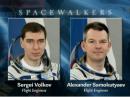 Cosmonauts Sergei Volkov, RU3DIS, and Alexander Samokutyaev, ventured outside the ISS for what was to be a six-hour spacewalk. The first order of business on the spacewalk was the deployment of ARISSat-1, an Amateur Radio satellite. Due to antenna concerns, it was decided to delay its deployment. At the time, it was unsure if the satellite would be deployed on this spacewalk at all, or delayed until another spacewalk; the next spacewalk is scheduled for February 2012. [Screengrab from NASA TV]
