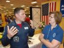 Astronaut Doug Wheelock, KF5BOC and Mary Hobart, K1MMH.