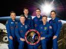 The Expedition 29 crew. Front row, left to right: Mike Fossum, KF5AQG, and Dan Burbank, KC5ZSX. Back row, left to right: Satoshi Furukawa, KE5DAW, Sergei Volkov, RU3DIS, Anatoly Ivanishin and Anton Shkaplerov. Volkov was one of two Russian cosmonauts who deployed the ARISSat-1 satellite from the ISS in August.
