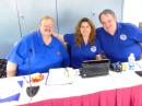ARRL's delegation to the conference included ARRL VEC Manager Maria Somma, AB1FM (center), Assistant VEC Manager Perry Green, WY1O (left) and Regulatory Information Manager Dan Henderson, N1ND.