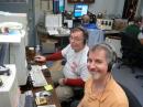At the K3LR MM, W5OV (L) and K3UA seem to be enjoying themselves working the pileups during the 2014 ARRL International DX Contest (CW).

