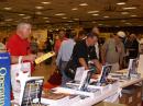 Hams crowded around the huge ARRL Bookstore to get the latest League publications.  [S. Khrystyne Keane, K1SFA, Photo]