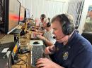 Some of the operators hitting the airwaves for the 2023 ARRL International DX Contest included ARRL CEO David Minster, NA2AA (foreground) from PJ4G, "Radio Mountain Bonaire."