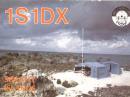 A QSL card from the 1979 1S1DX DXpedition on Barque Canada Reef in the Spratlys. Three hams -- Harry Meade, VK2BJL (now SK), Stew Woodward, K4SMX, and Bill Poellmitz, K1MM -- made almost 14,000 QSOs from the 30 foot wide sand cay.
