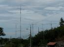 The antenna array at TI5N -- a Costa Rican contest superstation! [Kyle Chavis, WA4PGM, Photo]