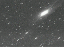 This animation is of the same three discovery images; this “blinking” presentation is similar to the methods used by Clyde Tombaugh in 1930 to discover Pluto. Although he and other astronomers then used glass photographic plates, Spacewatch uses a cooled solid-state CCD detector, making the discovery of the moving object by software. Motion of the asteroid is clearly seen from one frame to the next. Observations of Minor Planet (31531) ARRL by Prof Jeffrey A. Larsen for the Spacewatch Project of the Lunar and Planetary Laboratory, University of Arizona, funded in 1999 by the National Aeronautics and Space Administration, the US Air Force Office of Scientific Research, the Steven and Michele Kirsch Foundation and the David and Lucile Packard Foundation. © 1999 by the Arizona Board of Regents.