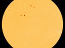 Sunspot AR3213 has a 'delta-class' magnetic field that harbors energy for X-class solar flares. [Photo courtesy of NASA SDO/HMI]