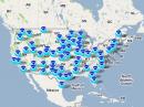 This map shows the NWS offices that are participating in the 2009 SKYWARN Recognition Day.