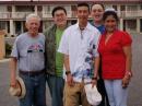 The author and his family. From left: Thayer, N3TM; his three sons, Kent, Leif and Thor, and his wife Lindaflor.