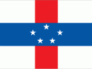 The flag of the Netherlands Antilles. The colors reflect those of the Netherlands; the five stars represent the five main islands of Bonaire, Curacao, Saba, Sint Eustatius and Sint Maarten. [The World Factbook]