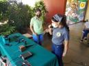ARRL Puerto Rico Section Assistant Section Manager Leyda Rios, WP4RBK (left), assisted University of Puerto Rico Crop Protection Student Association President Moraima Colón, make radio contact with several amateurs. [Luis E. Collazo, WP4RAQ, photo]