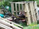 The GFN (Generator From Nowhere) makes it's fourth Field Day appearance since being hastily created in the week prior to Field Day 2007. The only issue was the drive pulley deciding to part the engine early in the morning.