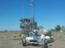 6ele DK7ZB 7.1M Boom 50 Mhz yagi and a 11 ele 2M Yagi on whats left of my tower trailer. 
