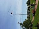Our tri-band tower up in the air