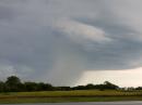 Just after punching the core of the first storm - this was the backside of the storm to the east of Story City, Iowa and the rover.