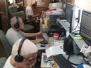 Operators in the main room, K2MRK, K9ES & W7TSO