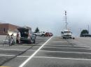 FN42ad (Bay Path Vocational School) in the fog Saturday morning.  K2DH, K2UA, KA2LIM set up and running.