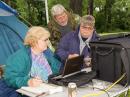 Pam-W3PMS, David-KC3BXC, and Jack-KZ3Z operate the 40M SSB Station