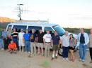 A group of SCCC rovers gathered in the desert for this end-of-contest photo.  They are (from left) KG6TOA, K6MI, W6TE, W6KYO (kneeling), NI6E, N6MU, KK6KK, N6HC, AF6O, N6VI, W6YLZ, N6NB, W6TAI, W6XD and K6ZMW.
