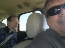 Who says there isn't time for fun?  Randy, N0LD, in back at the VHF operator's position; Nick, KB0YHT in the driver's position taking a selfie.  Hey! put the phone down and drive, Nick!